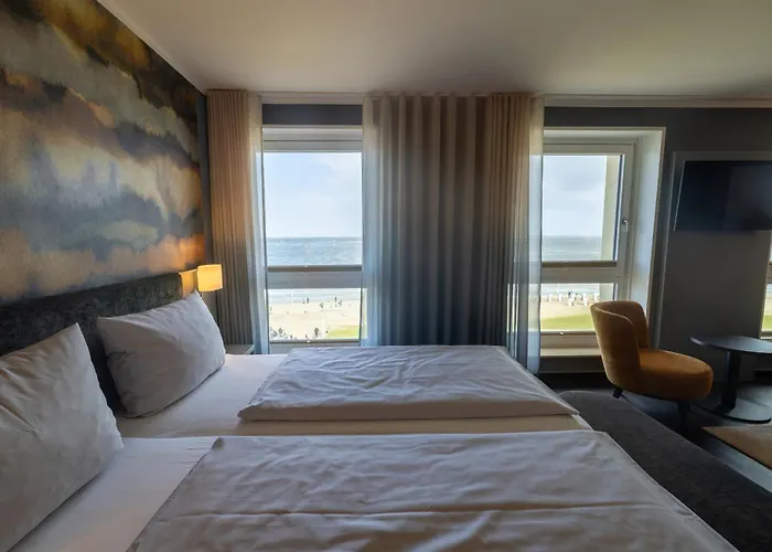 호텔 Michels Strandhotel Germania 노르데메이